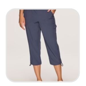 RBX Blue Capris with Drawstring Details